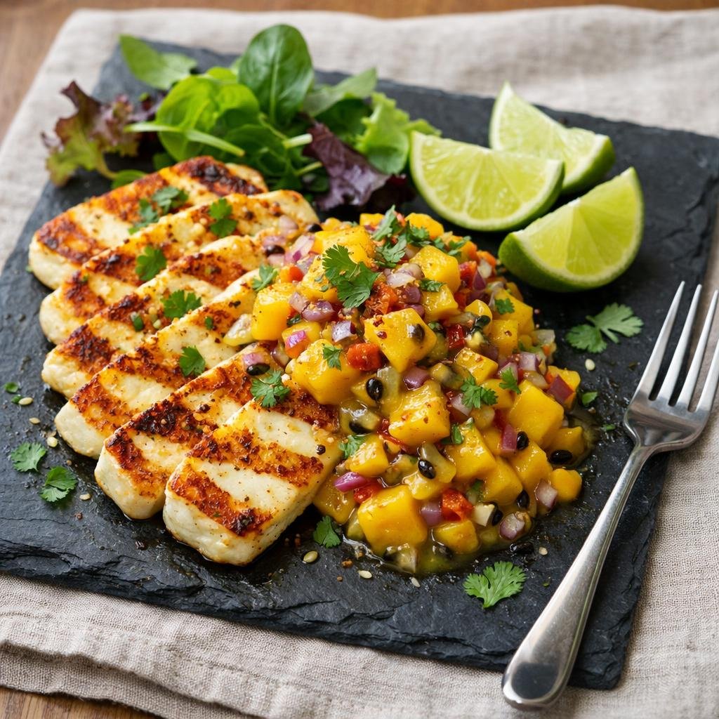 Halloumi grillé