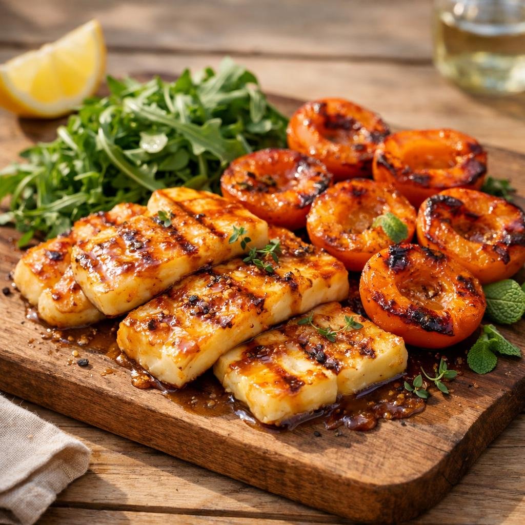 Halloumi miel anis