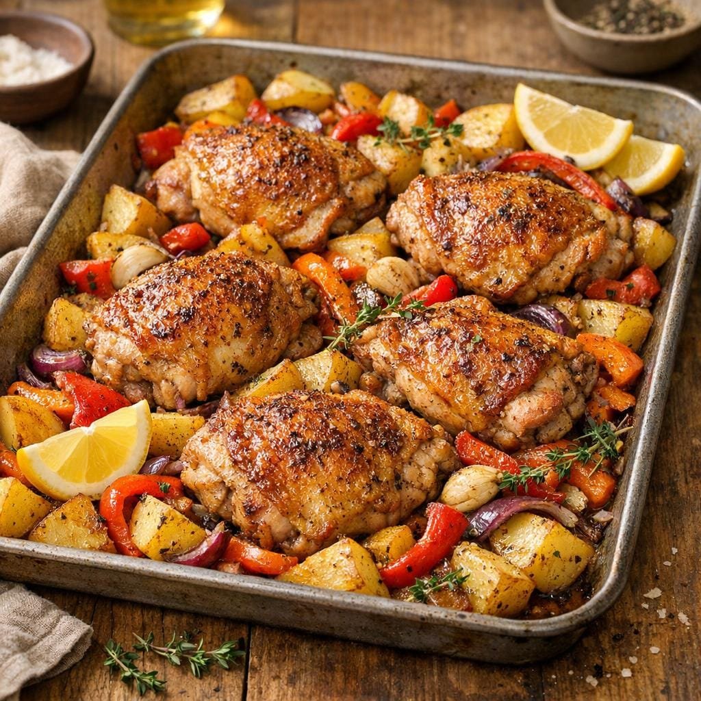 poulet aux légumes