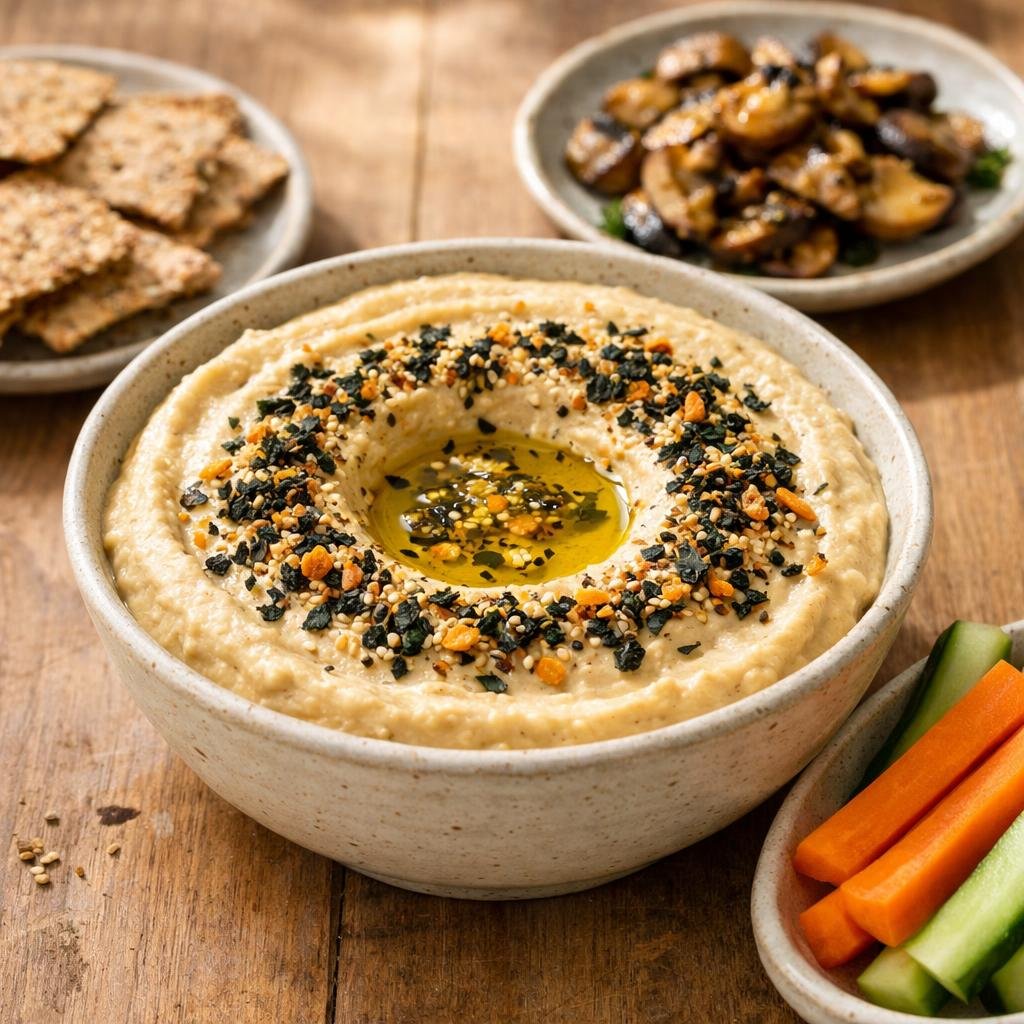 Houmous au Furikake
