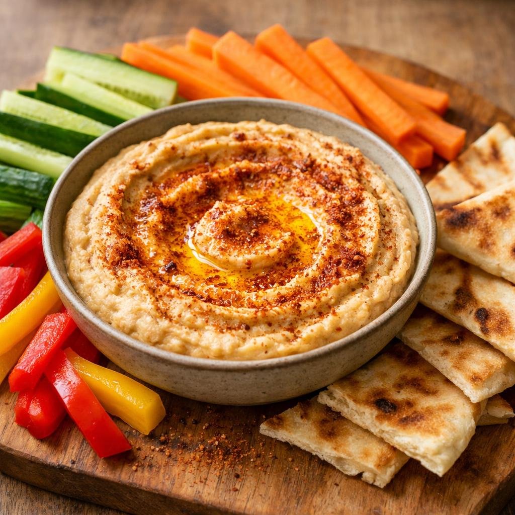 Houmous Cajun doux