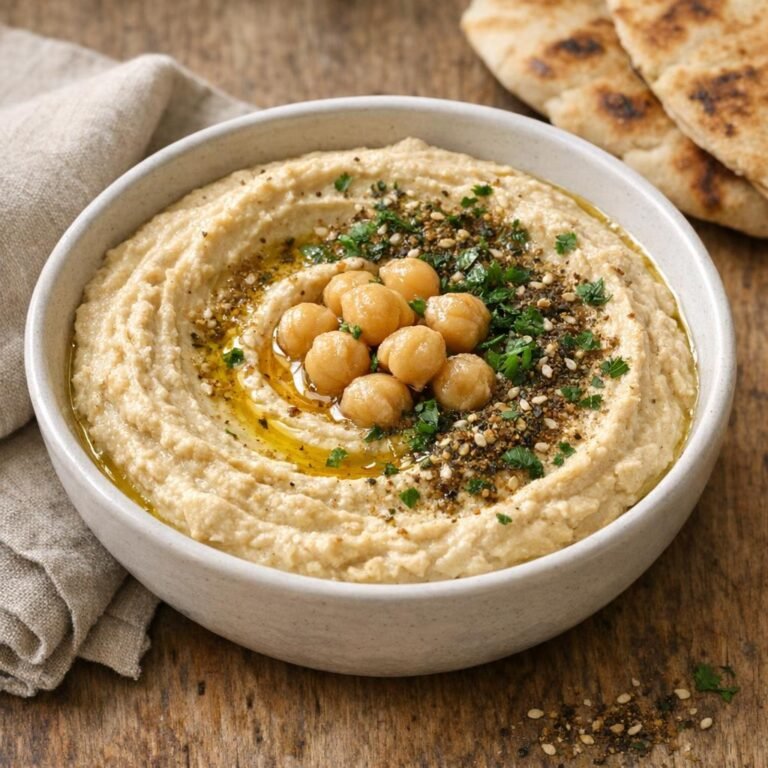 houmous au zaatar