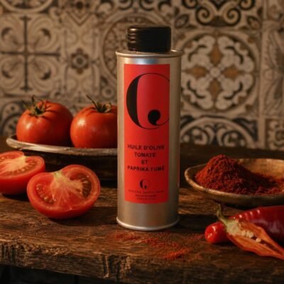 Huile d'olive tomate et paprika fumé 25 cl - Les Épices Curieuses