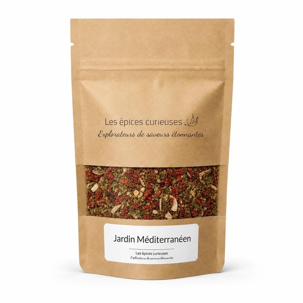 Jardin Méditerranéen - Packaging - Les Épices Curieuses