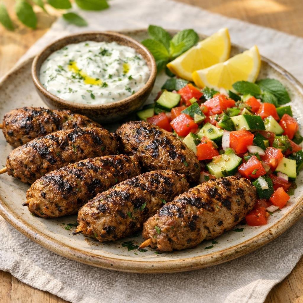 Keftas d'agneau au baharat