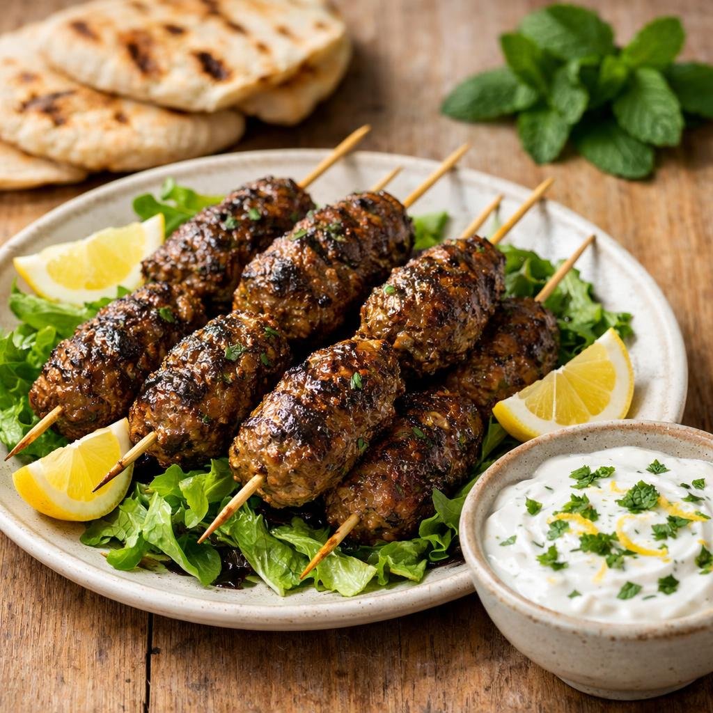 Keftas d'agneau marinées