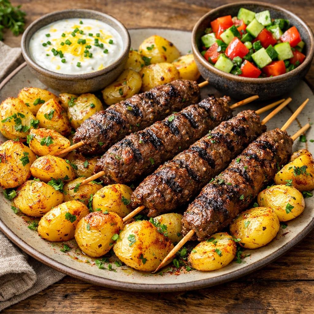 Keftas de bœuf aux herbes