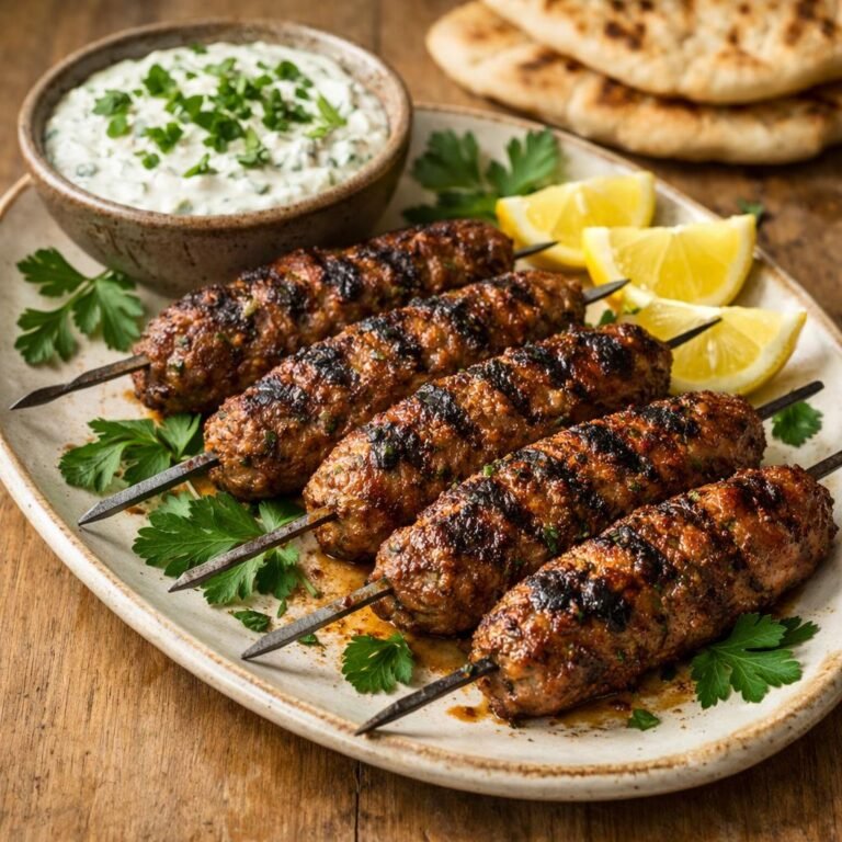 Kofta d'agneau paprika fumé