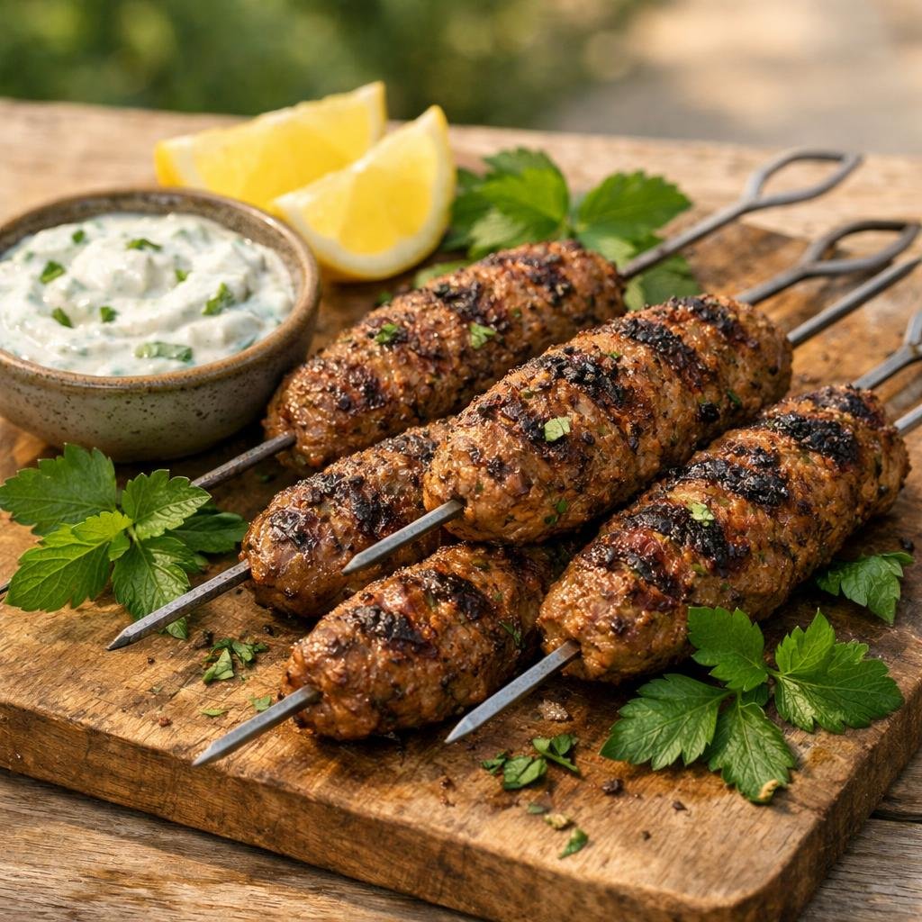 Koftas d'agneau anis