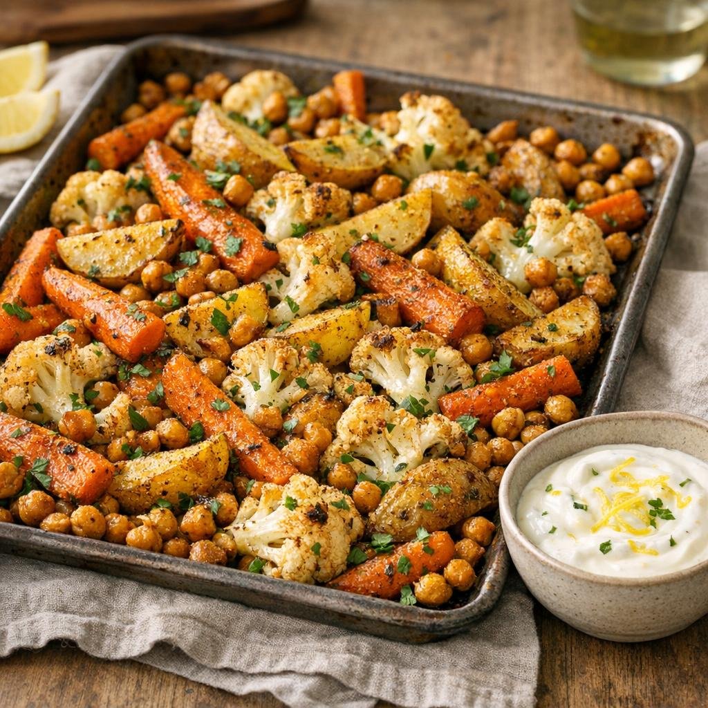 légumes rôtis épicés