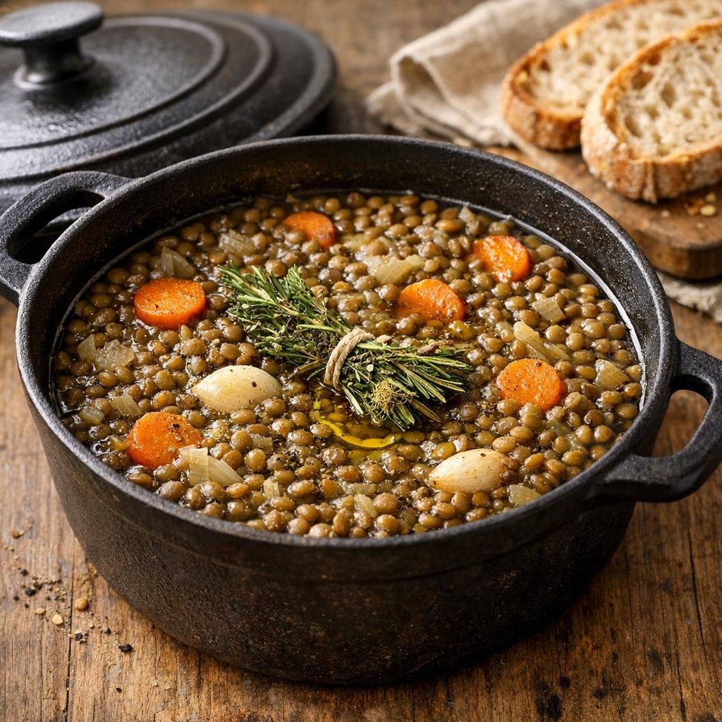 Lentilles au bouquet garni