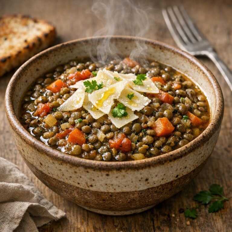 Lentilles mijotées au bouquet garni provençal et parmesan avec Bouquets Garnis Thym, Origan et Sarriette (Lot de 2)