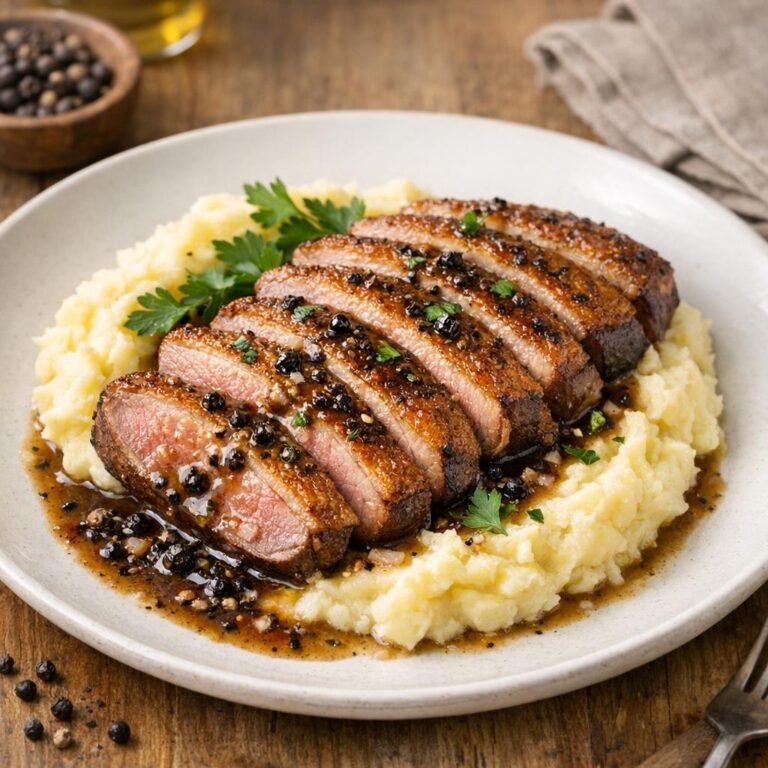 Magret de canard au Poivre Noir de Sarawak avec Poivre Noir de Sarawak