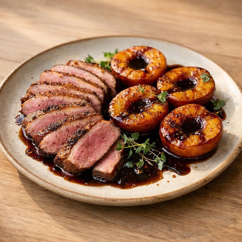 magret de canard grillé