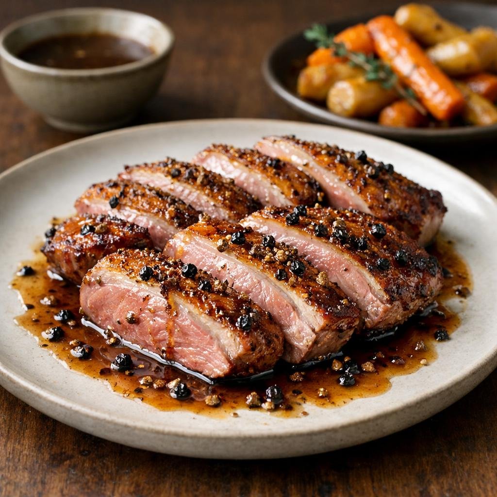 Magret de canard poêlé