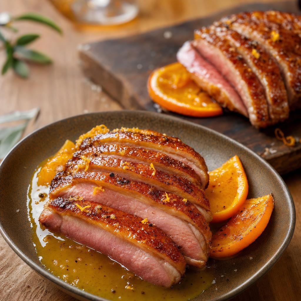Magret de canard rôti au Sucre Enchanté