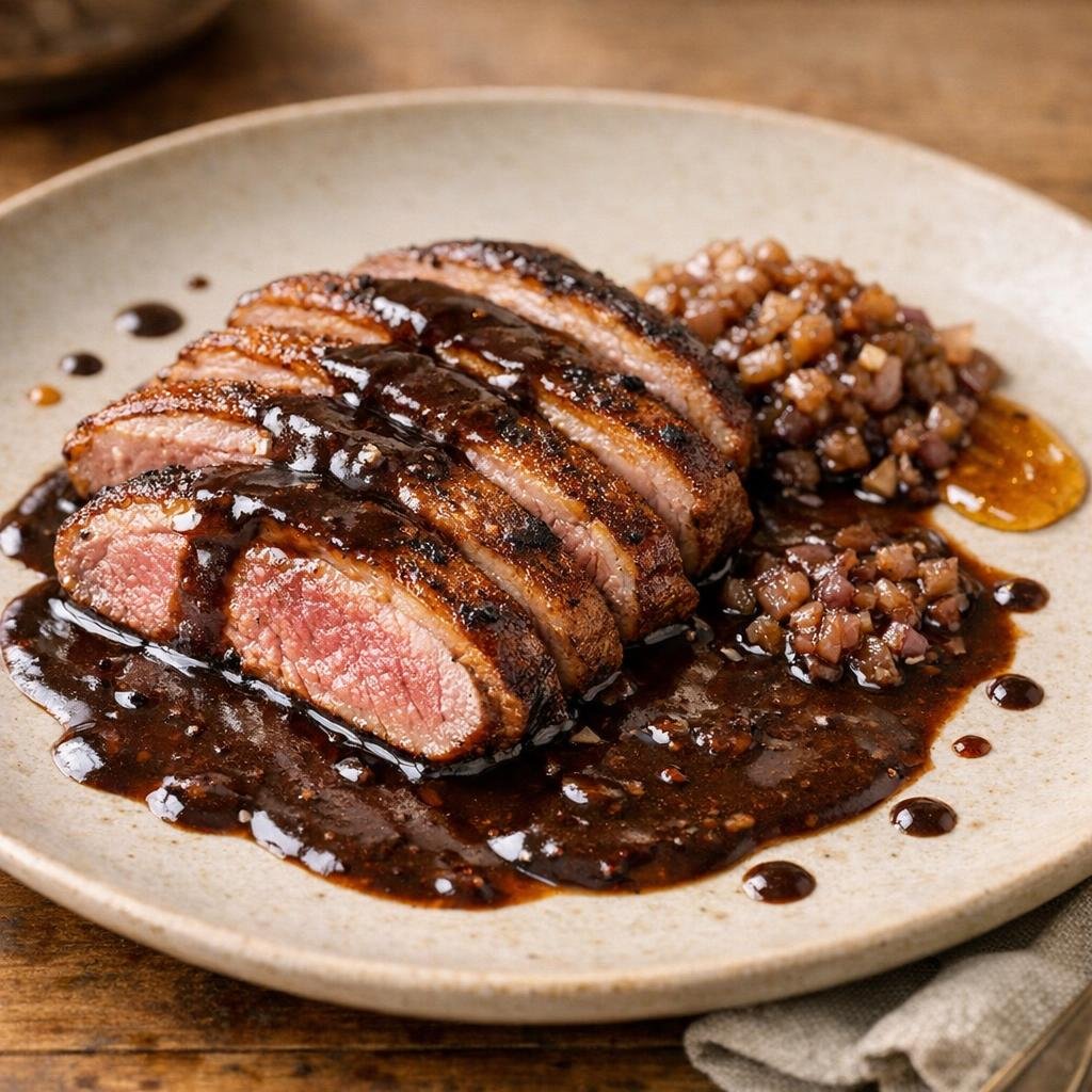 sauce cacao pour magret