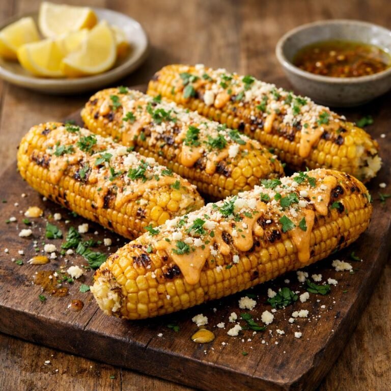 Maïs elote chorizo