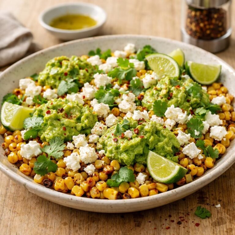 maïs grillé avocat feta