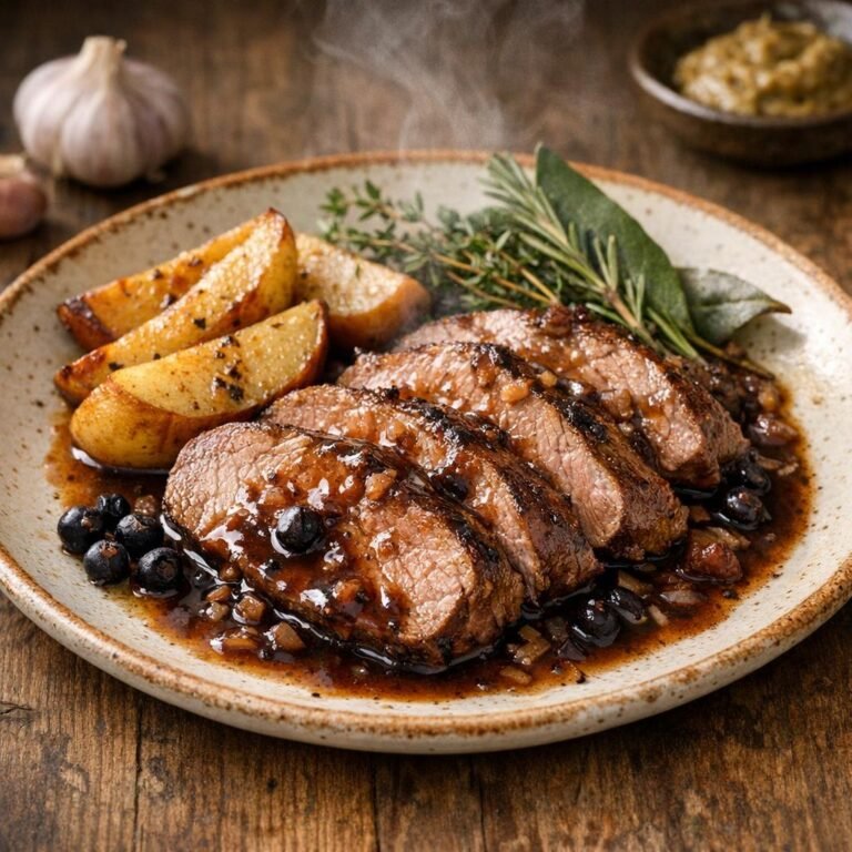 Marinade au genièvre