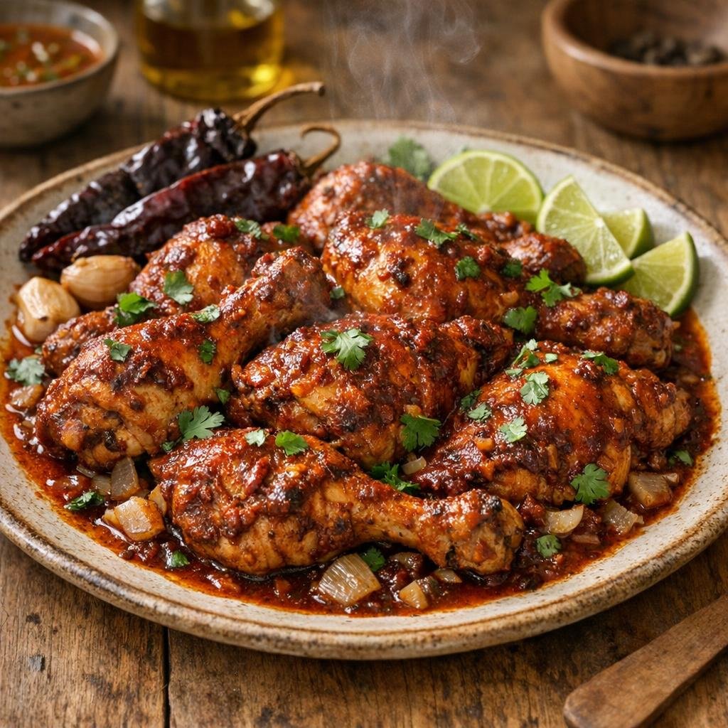 Marinade Guajillo poulet