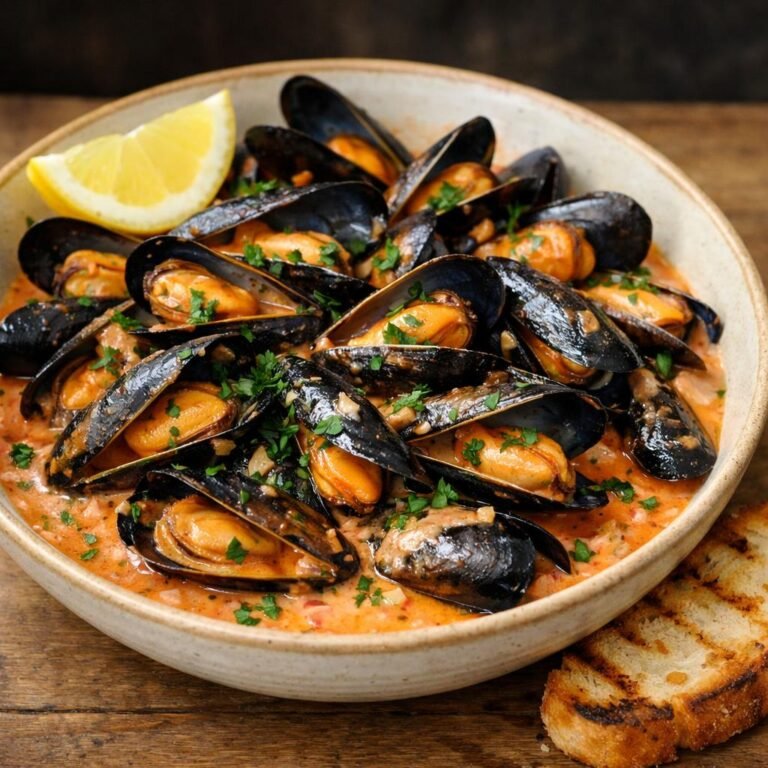 moules au paprika fumé