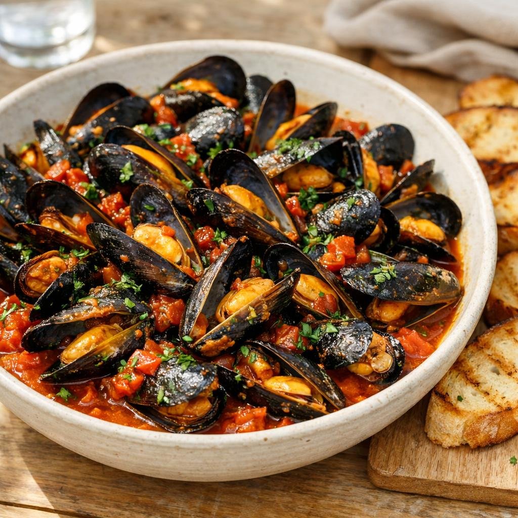 Moules créole cajun