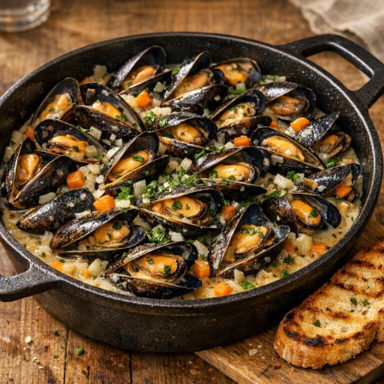 Moules marinières montagnard
