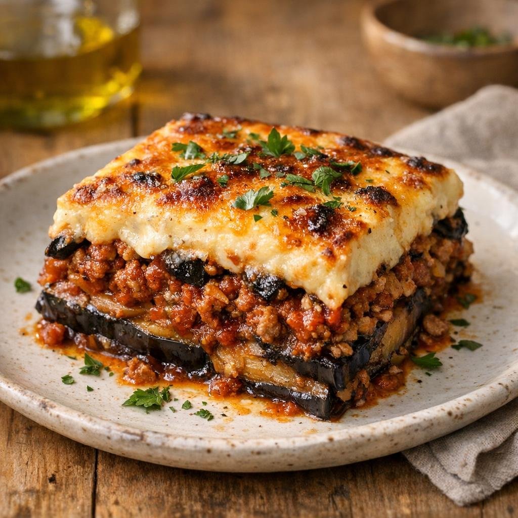 Moussaka aux aubergines