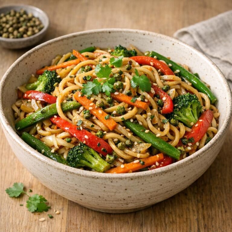nouilles sautées Sichuan