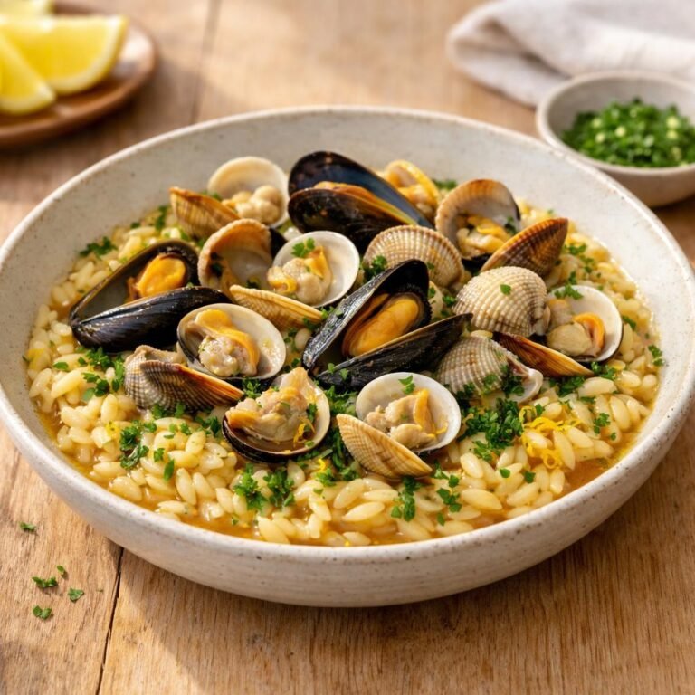 Orzo aux coquillages