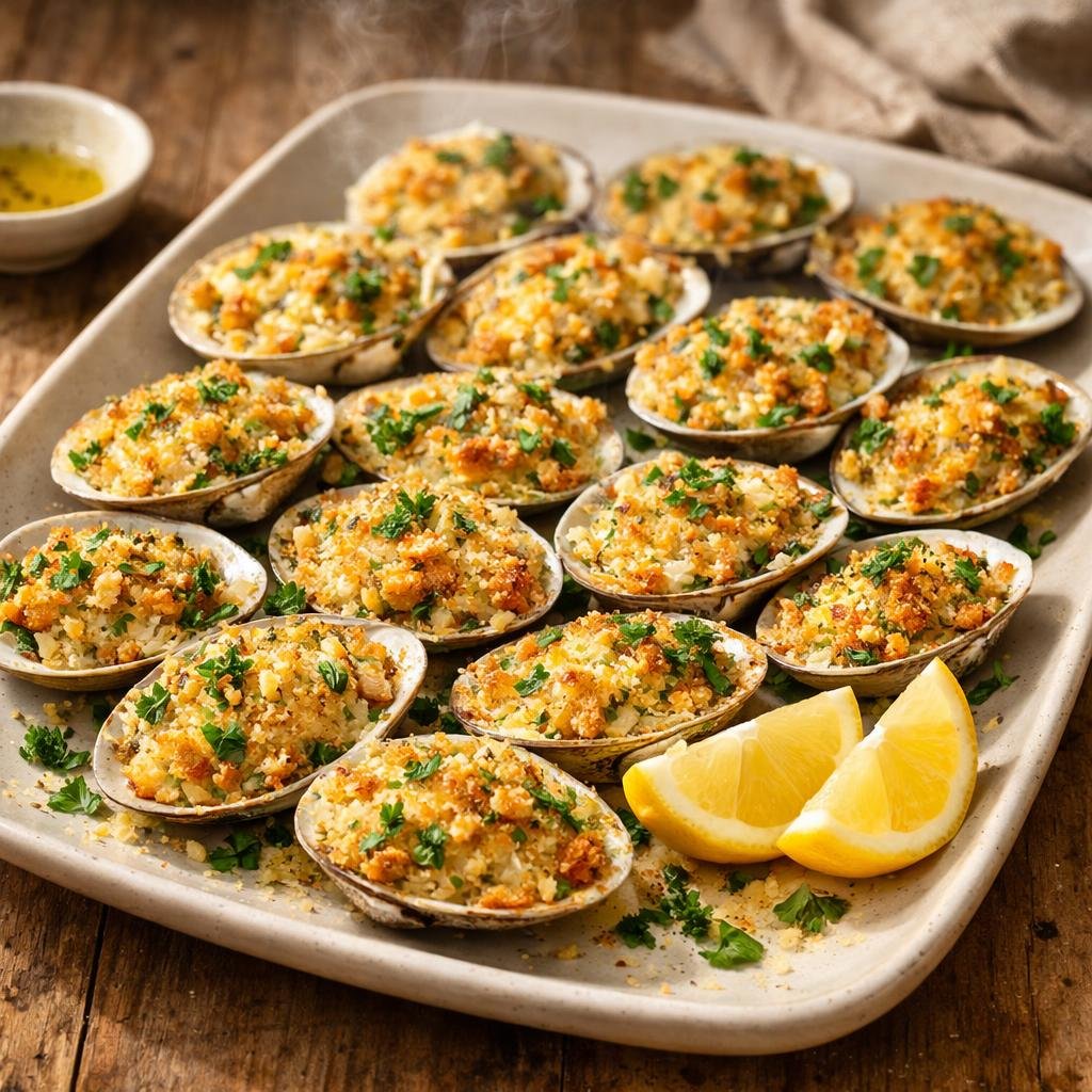 Palourdes gratinées