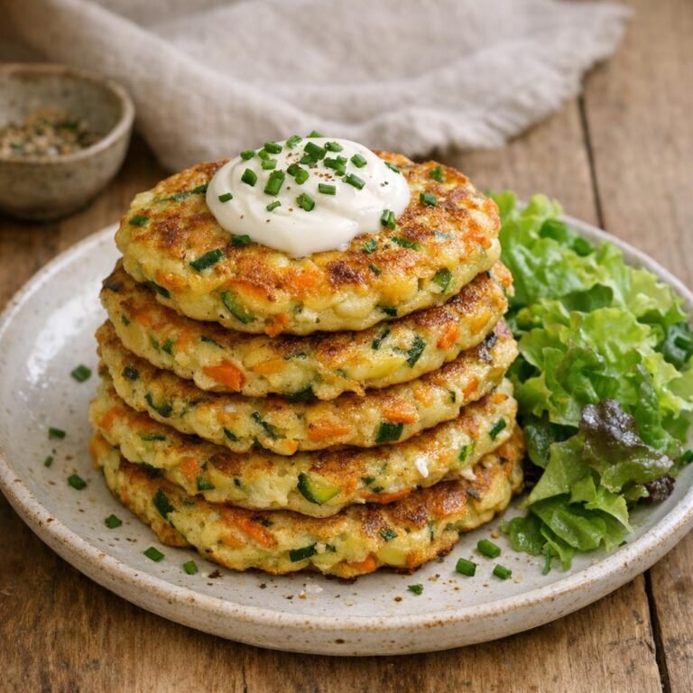 pancake salé aux légumes