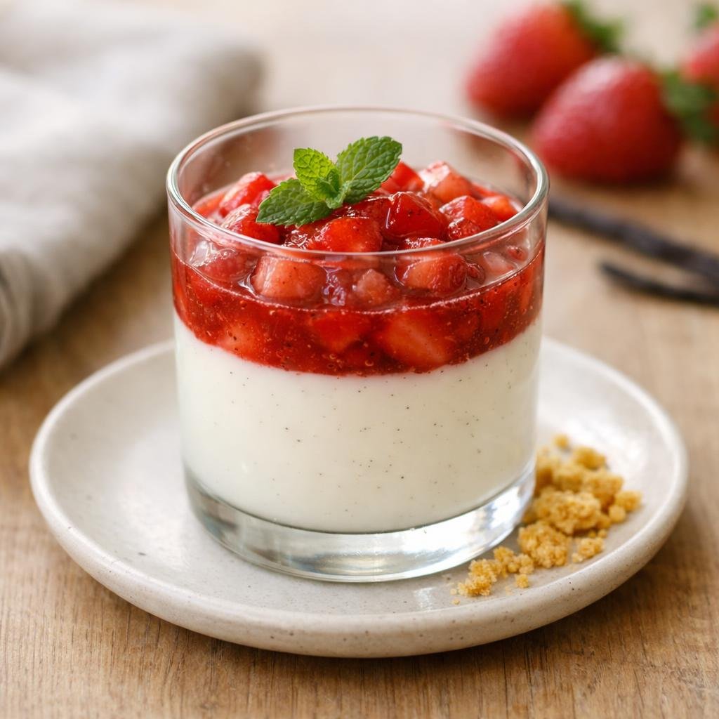 Panna cotta vanille thé