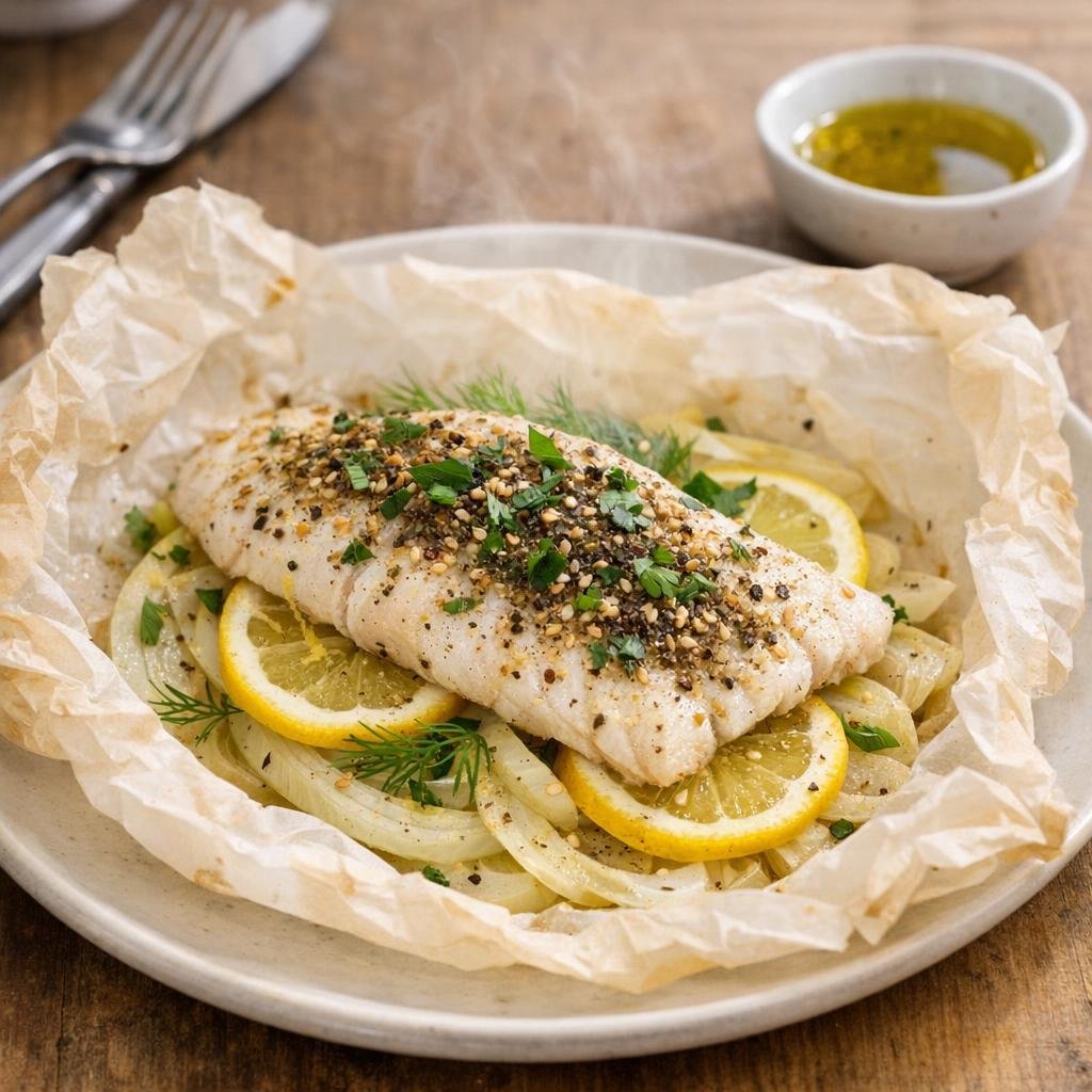 Papillote de dorade