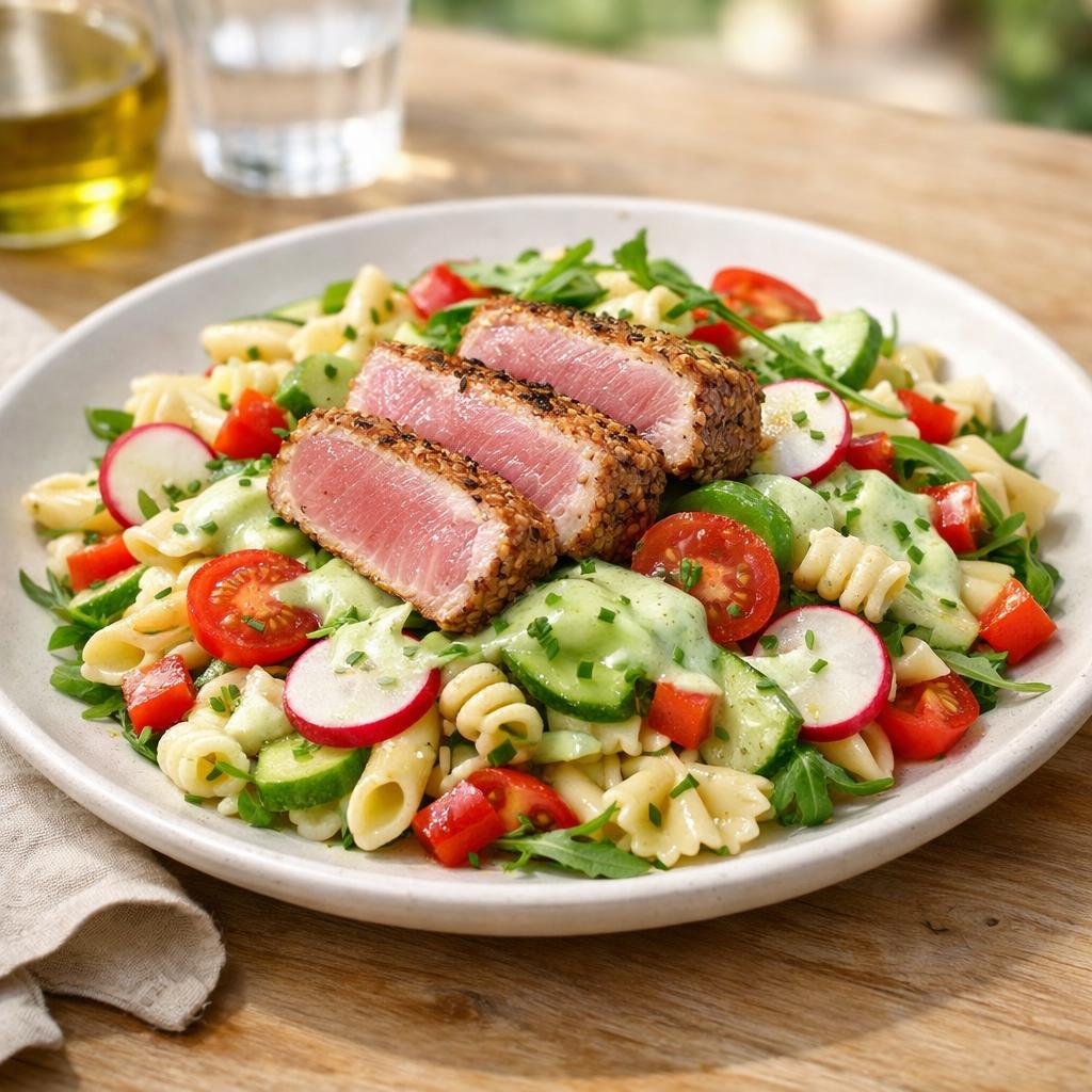 Pasta froide béarnaise