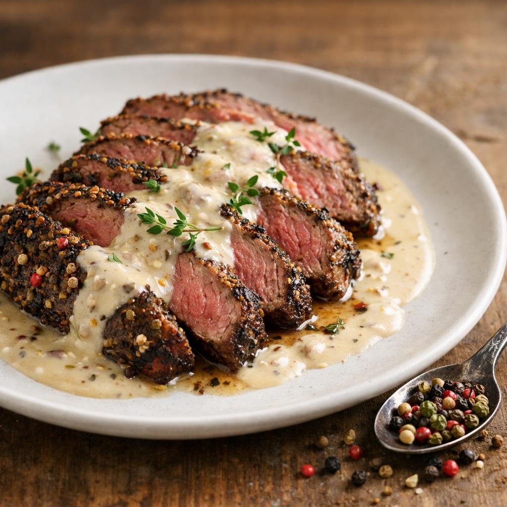 pavé de boeuf poêlé
