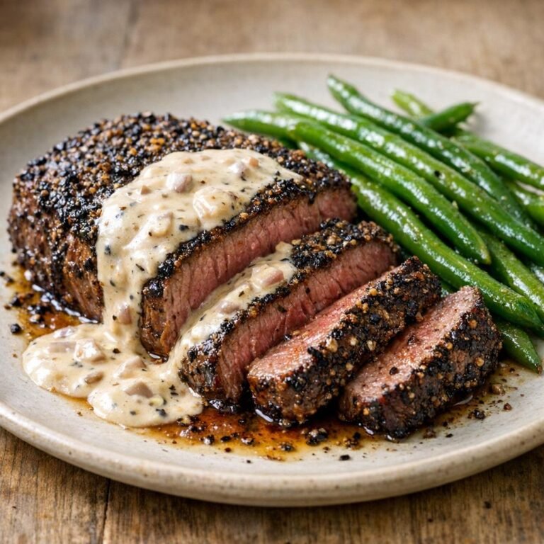 pavé de boeuf poêlé