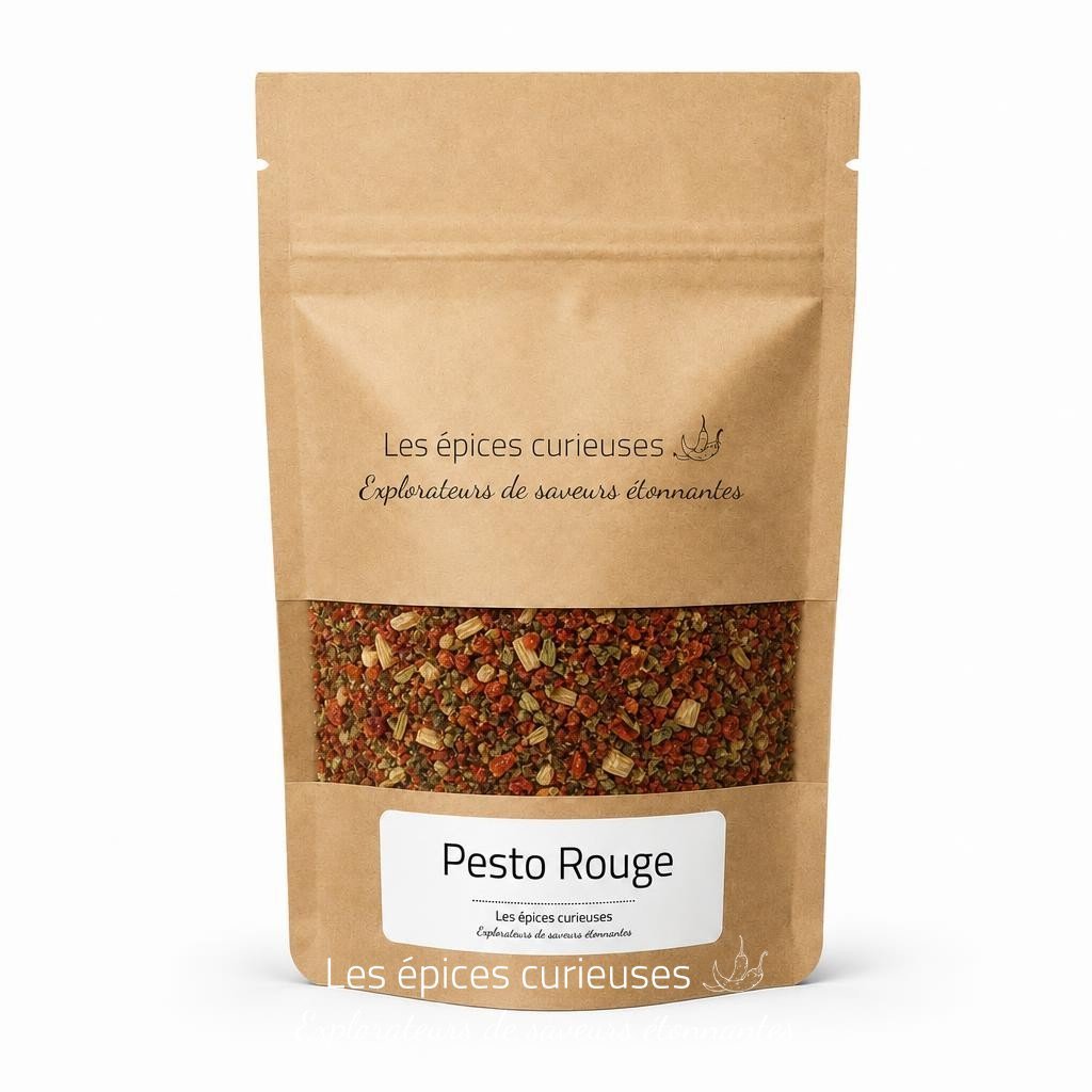 Pesto Rouge - Packaging - Les Épices Curieuses