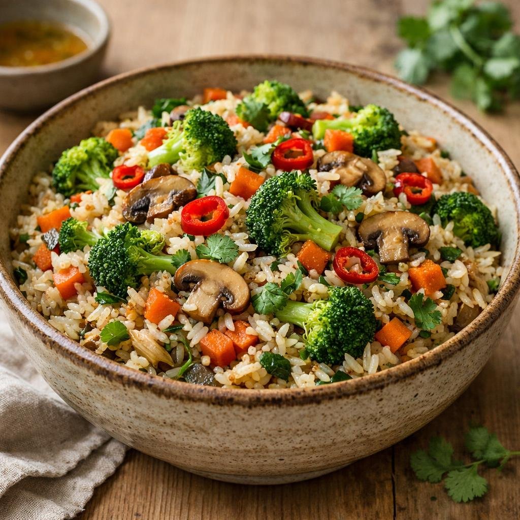 pilaf de brocoli
