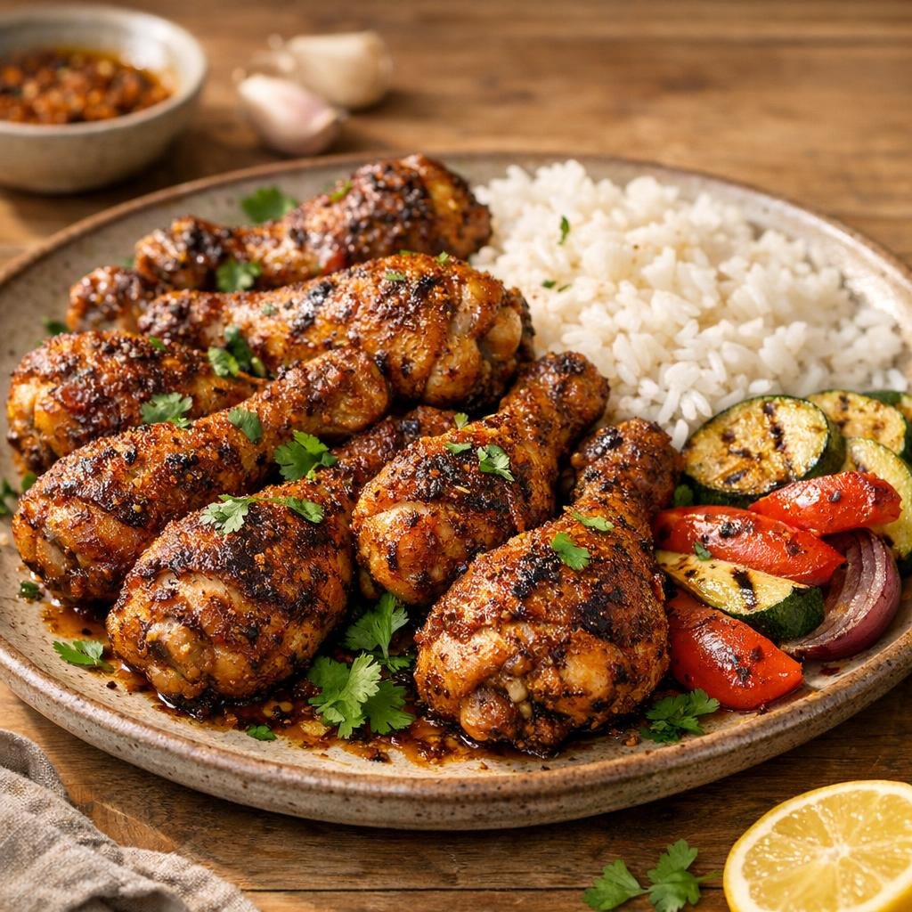 Pilons de poulet épicés
