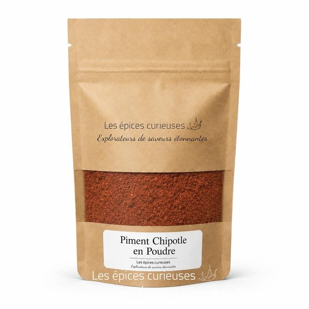 Piment Chipotle en Poudre - Packaging - Les Épices Curieuses