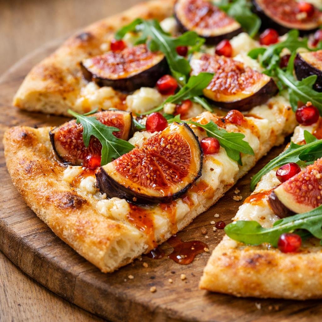 Pizza blanche figues