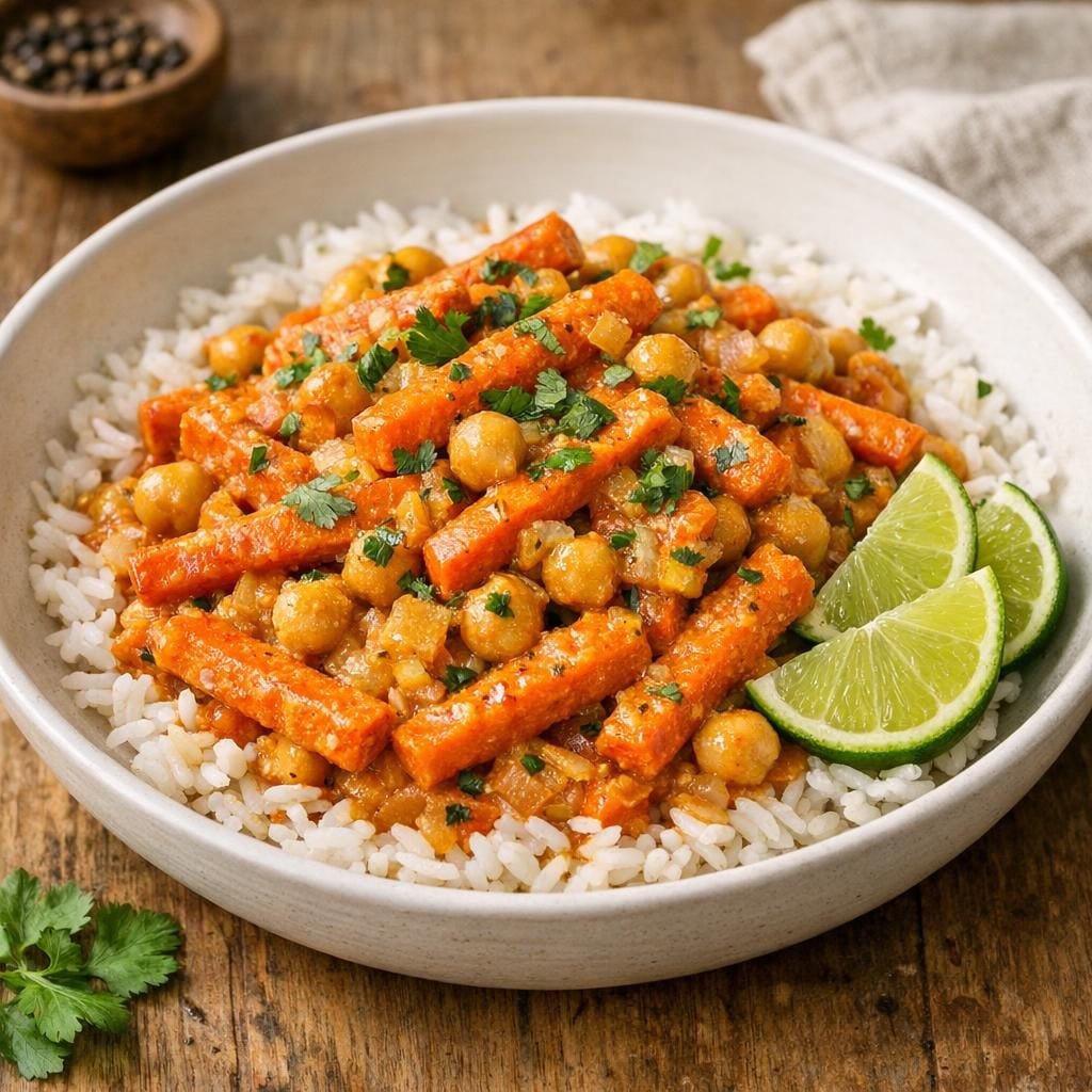 carottes pois chiches coco