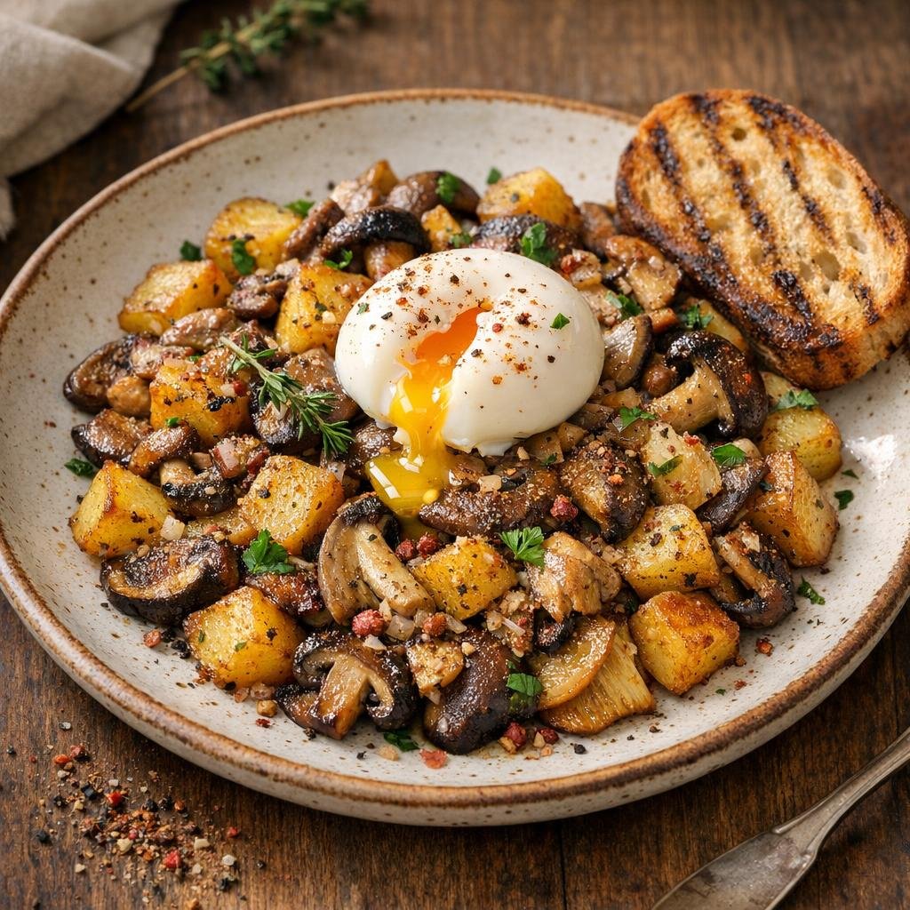 poêlée de champignons