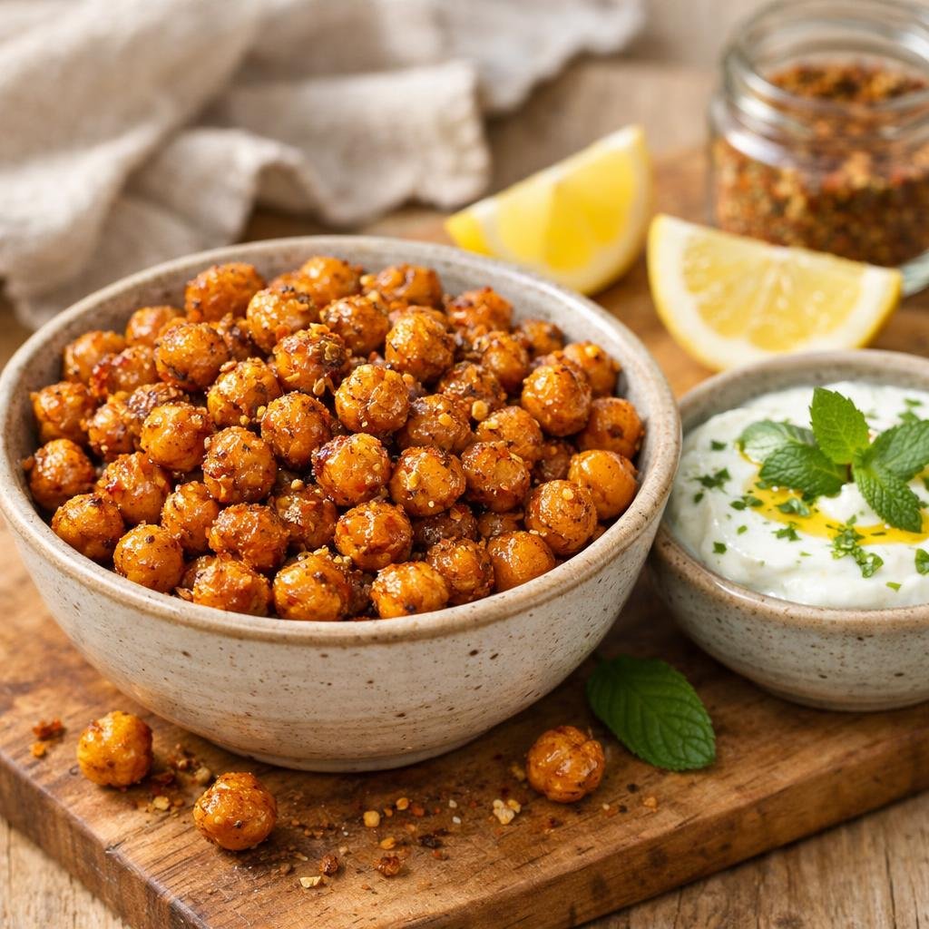 Pois chiches croustillants