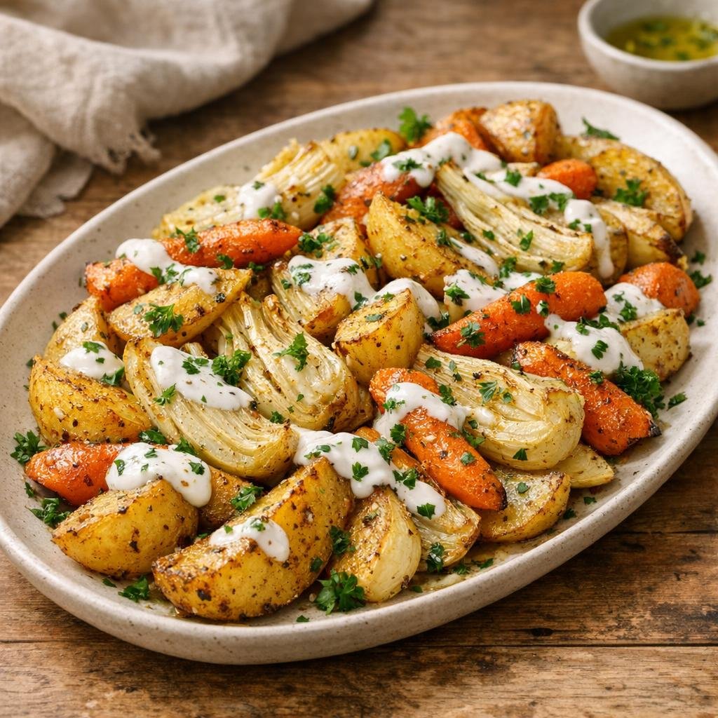 légumes rôtis au four