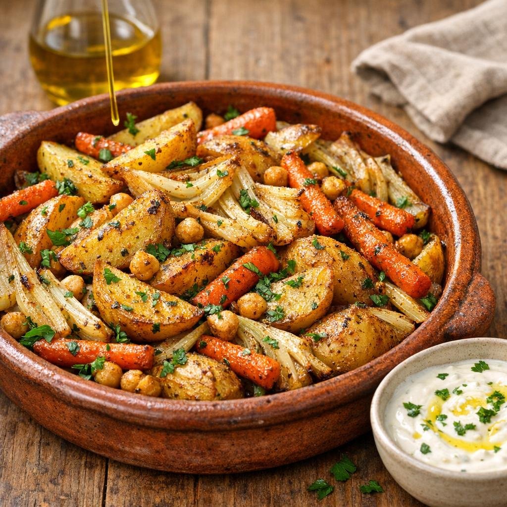 légumes rôtis épicés