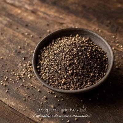 Poivre noir concassé - Les Épices Curieuses