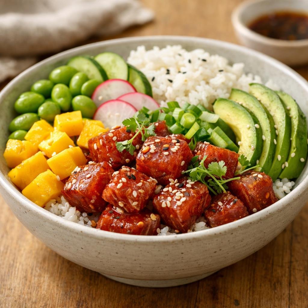 poke bowl thon mangue